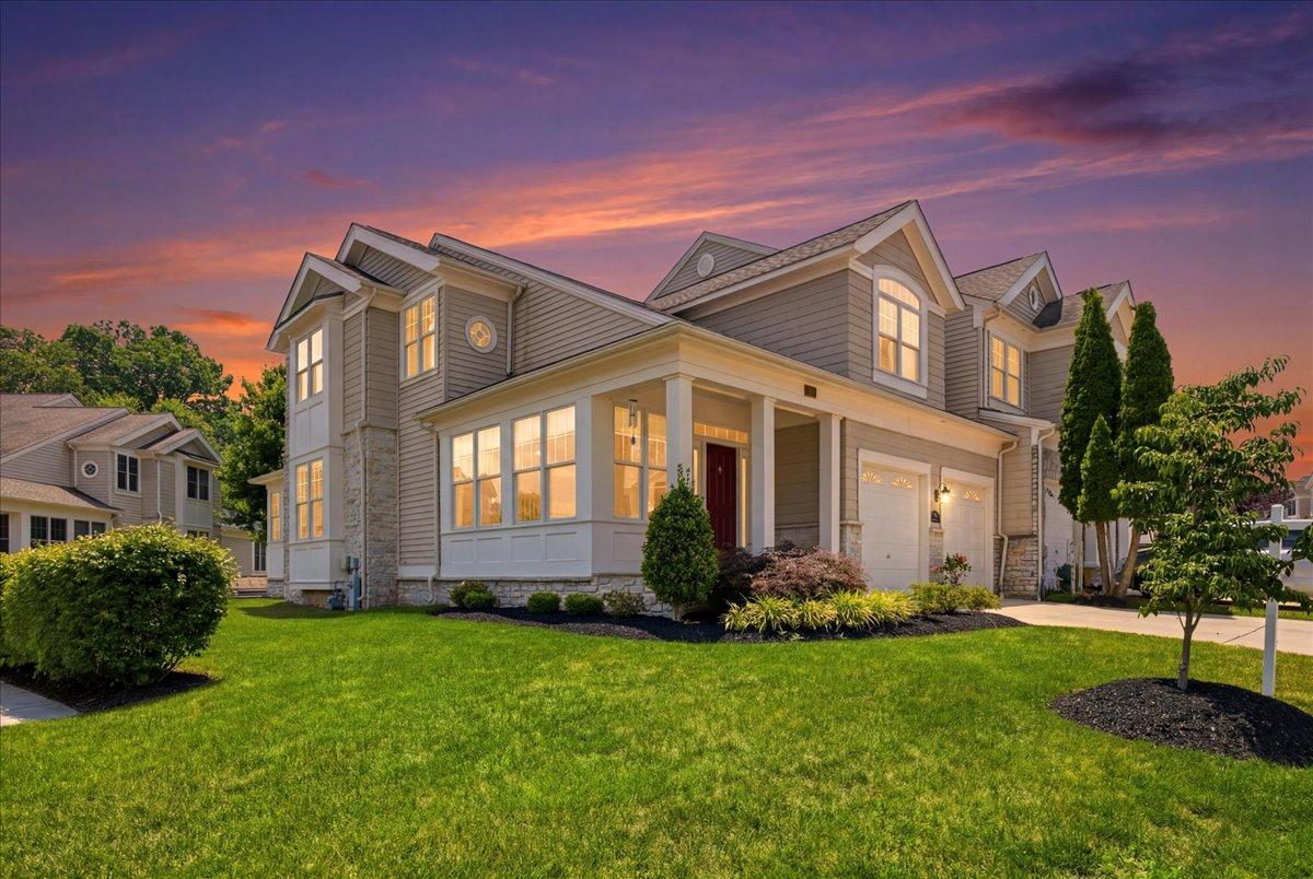 Twilight photography of a home marketed by John Christ